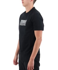 GUESS SS CN BOX T-shirt con stampa logo jetbla - T-shirt Uomo - 2
