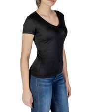 GUESS VN SS LIGHT BASIC T-shirt morbida con scollo a V jetbla - T-shirt e Top Donna - 3