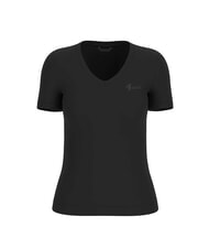GUESS VN SS LIGHT BASIC T-shirt morbida con scollo a V jetbla - T-shirt e Top Donna - 4