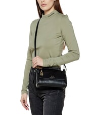 ARMANI EXCHANGE JANE Borsa a tracolla con lucchetto black - Borse Donna - 5