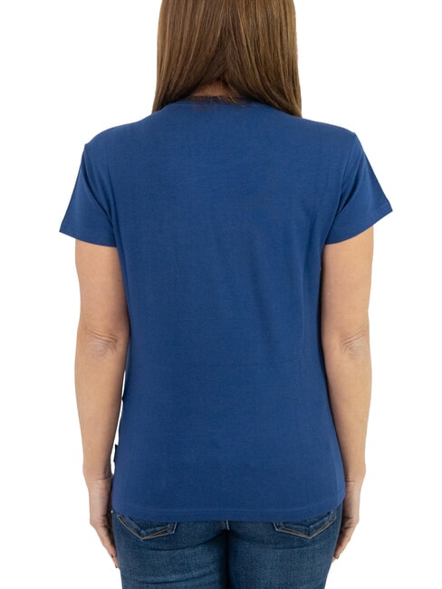 VATICI T-shirt stretch stampa logo blue/silver dark - T-shirt e Top Donna