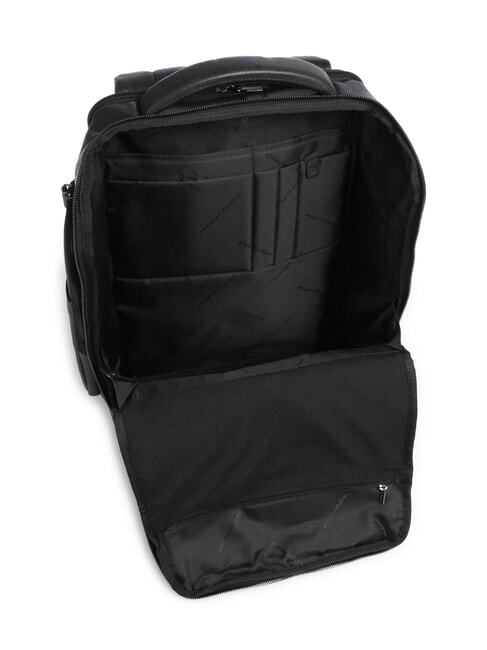 CRONUS Zaino in pelle, porta pc 14" Nero - Zaini da lavoro porta PC