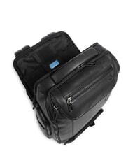 PIQUADRO CRONUS Zaino in pelle, porta pc 14" Nero - Zaini da lavoro porta PC - 5