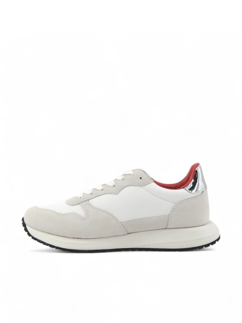 DUNE 30 Sneakers running con cuori bianco/argento - Scarpe Donna
