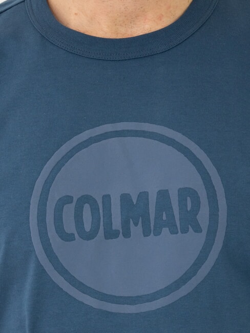 FRIDA T-shirt in cotone con logo dark blue - T-shirt Uomo