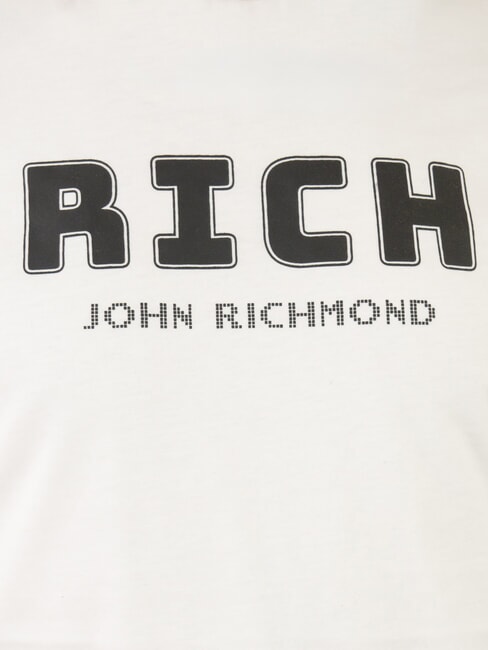 KUHSE T-shirt con stampa logo white - T-shirt Uomo