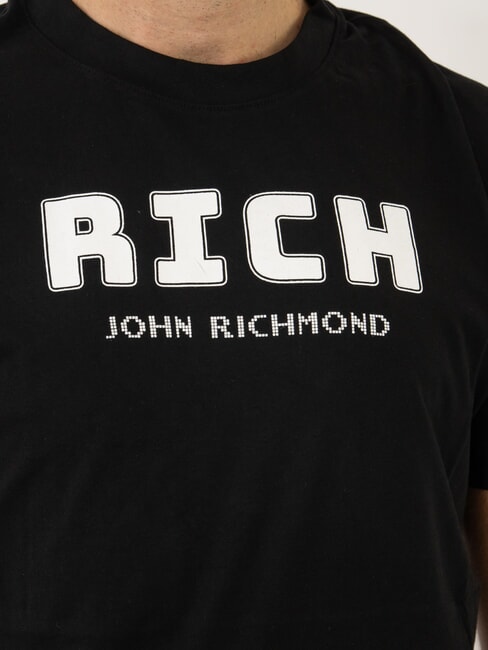 KUHSE T-shirt con stampa logo black - T-shirt Uomo