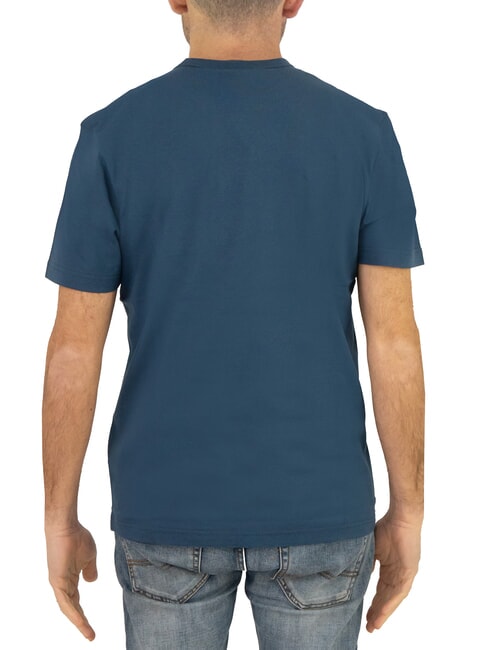 FRIDA T-shirt in cotone con logo dark blue - T-shirt Uomo