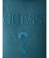 GUESS BEAU  Felpa con cappuccio true teal - Felpe Uomo - 3