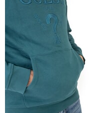 GUESS BEAU  Felpa con cappuccio true teal - Felpe Uomo - 4