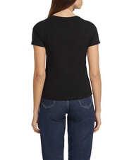 GUESS JEANS SS CN SLIM T-shirt a maniche corte jetbla - T-shirt e Top Donna - 2