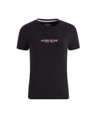 GUESS JEANS SS CN SLIM T-shirt a maniche corte jetbla - T-shirt e Top Donna - 4