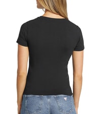 GUESS JEANS SS VN SLIM T-Shirt in cotone jetbla - T-shirt e Top Donna - 2