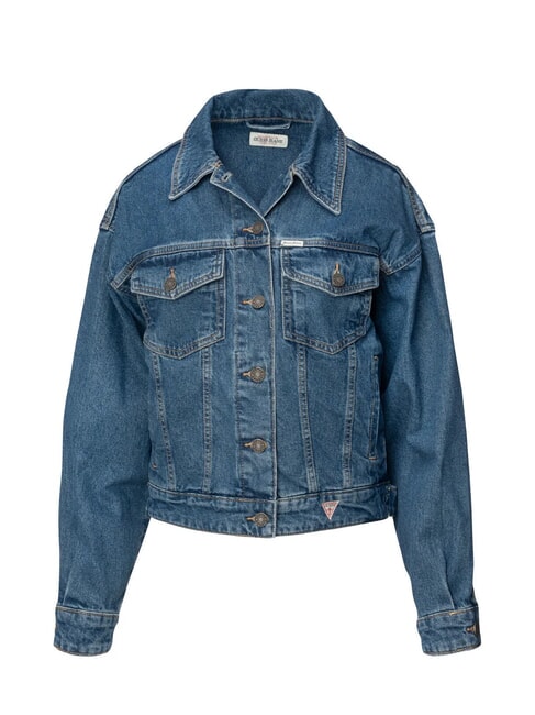 OVERSIZE TRUCKER JACKET  Giacca in jeans gj medium wash - Giacche Donna