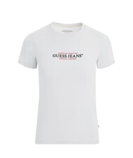 GUESS JEANS SS CN SLIM T-shirt a maniche corte purwhite - T-shirt e Top Donna - 4