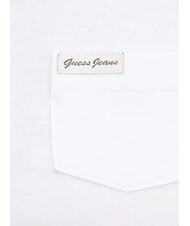 GUESS JEANS SS SLIM POCKET  T-shirt a maniche corte purwhite - T-shirt e Top Donna - 4