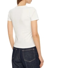 GUESS JEANS SS SLIM POCKET  T-shirt a maniche corte purwhite - T-shirt e Top Donna - 2
