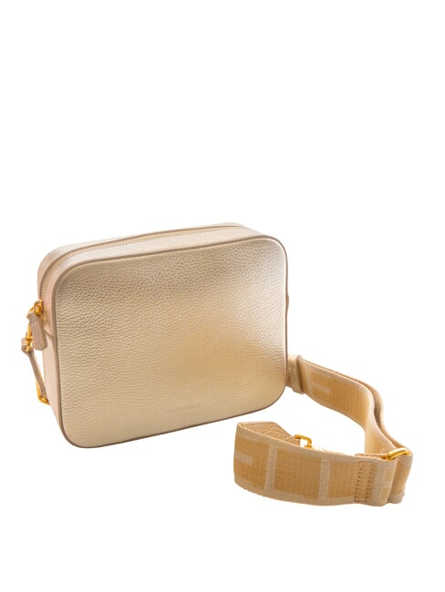 TEBE Borsa piccola pelle martellata pale gold - Borse Donna