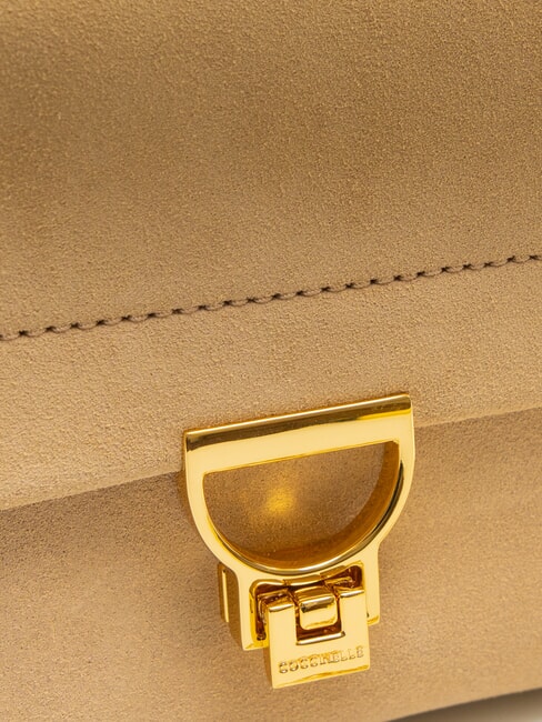 ARLETTIS PRINT Borsa a mano pelle martellata toasted - Borse Donna