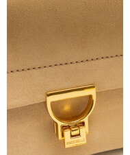 COCCINELLE ARLETTIS PRINT Borsa a mano pelle martellata toasted - Borse Donna - 3