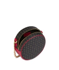 POLLINI HERITAGE Borsa mini rotonda con catena nero lacca - Borse Donna - 5