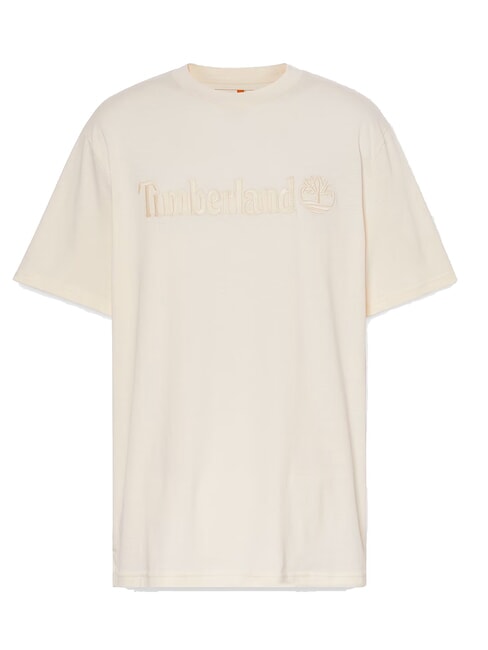 EMBROIDERY TONAL T-shirt in cotone white smoke - T-shirt Uomo
