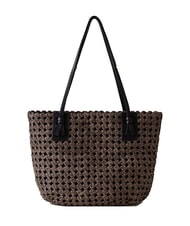 BORBONESE LA NIDO SHOPPER LARGE Borsa a spalla OP/NATURALE/NERO - Borse Donna - 3