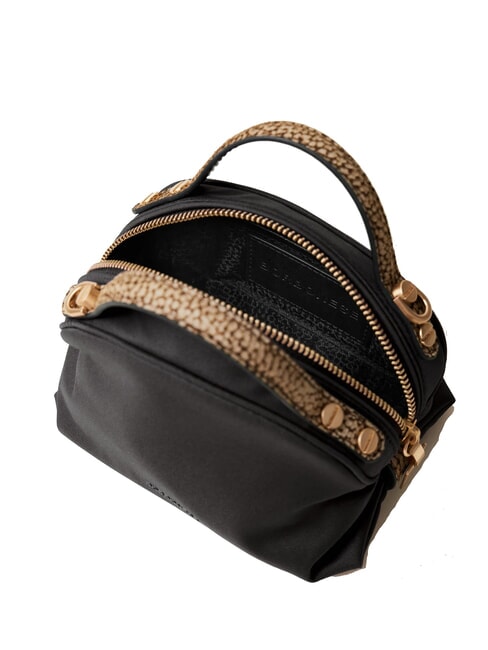 SEXY NYLON Borsa mini bauletto nero/op naturale - Borse Donna