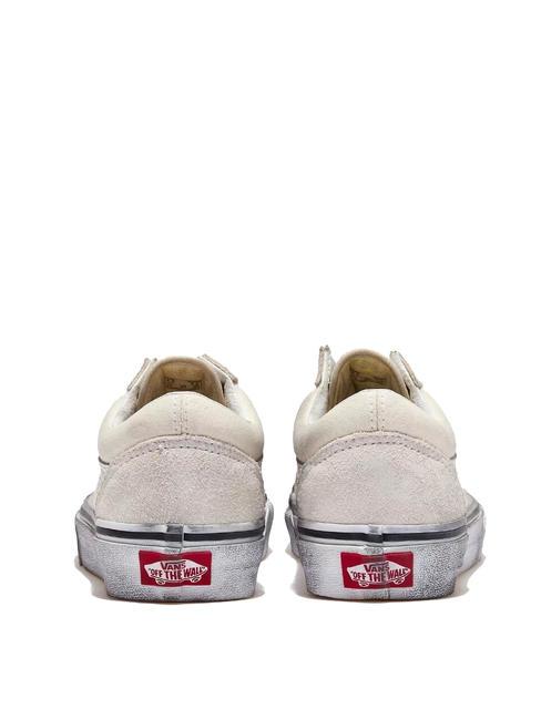 UA OLD SKOOL  Sneakers in tela stressed white/white - Scarpe Unisex
