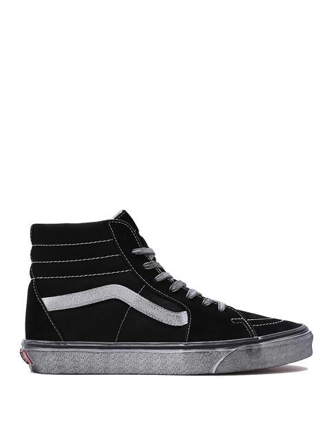 UA SK8-HI Sneakers a stivaletto stressed black/white - Scarpe Unisex