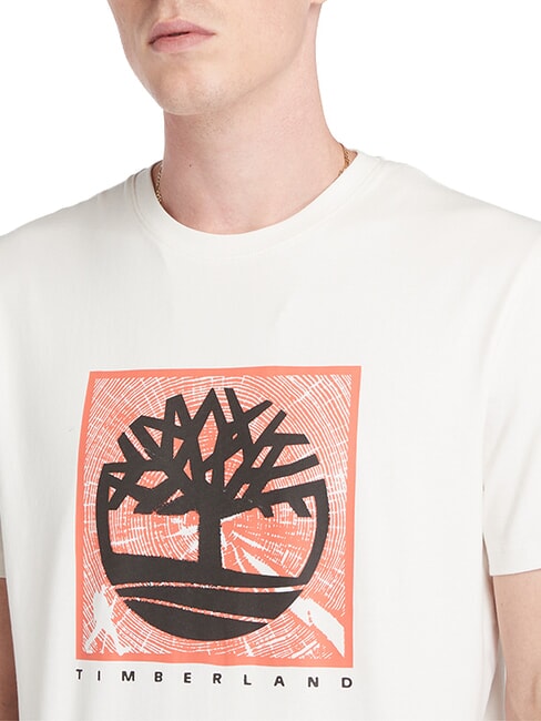 SHORT SLEEVE T-Shirt in cotone vintage white - T-shirt Uomo