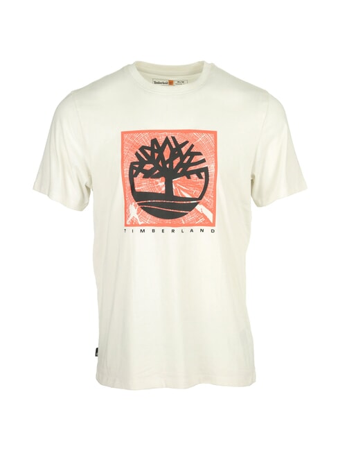 SHORT SLEEVE T-Shirt in cotone vintage white - T-shirt Uomo