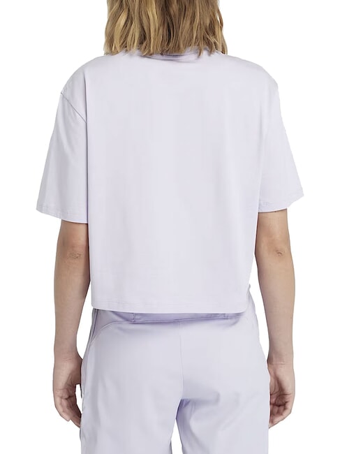STACK LOGO  T-Shirt in cotone pastel lilac - T-shirt e Top Donna