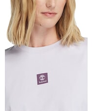 TIMBERLAND STACK LOGO  T-Shirt in cotone pastel lilac - T-shirt e Top Donna - 3