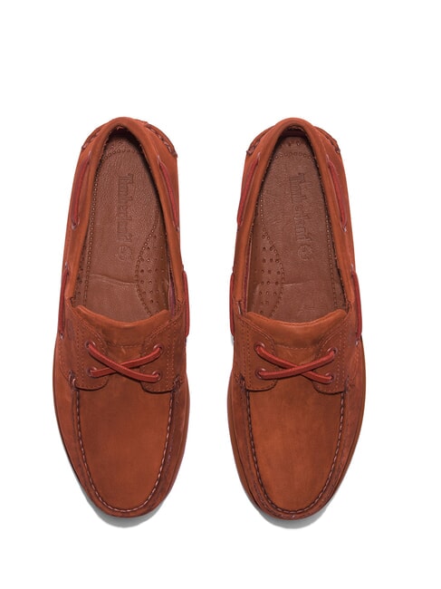 CLASSIC BOAT Scarpe da barca in suede dark red nubuck - Scarpe Uomo