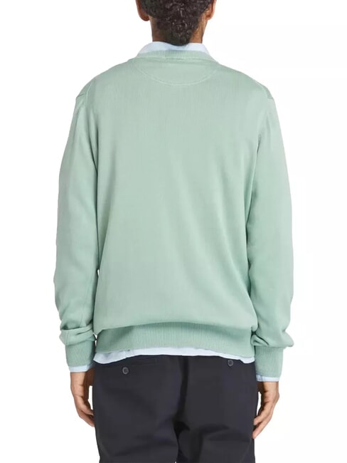 WILLIAMS RIVER Maglioncino girocollo granite green - Maglie Uomo