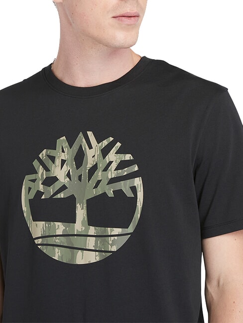 KENNEBEC RIVER TREE LOGO T-shirt in cotone NERO - T-shirt Uomo
