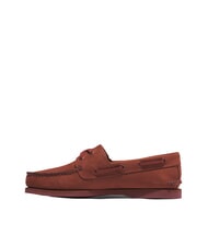 TIMBERLAND CLASSIC BOAT Scarpe da barca in suede dark red nubuck - Scarpe Uomo - 3