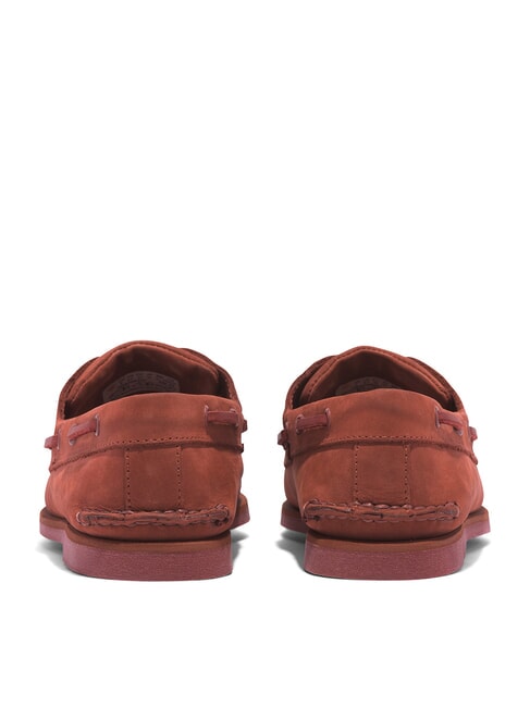 CLASSIC BOAT Scarpe da barca in suede dark red nubuck - Scarpe Uomo