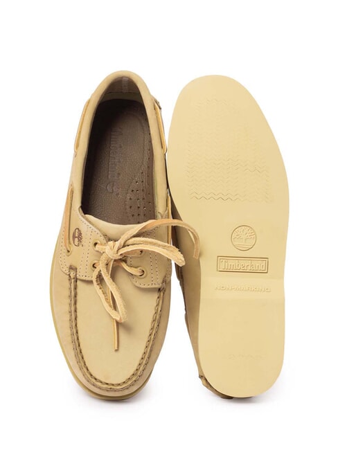 CLASSIC BOAT  Scarpe stringate in pelle suede light beige - Scarpe Uomo