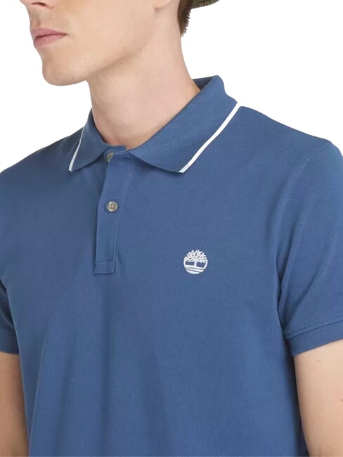 JACQUARD YD  Polo a manica corta dark denim - Polo Uomo