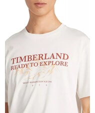 TIMBERLAND TFO SS OUTDOOR  T-Shirt in cotone vintage white - T-shirt Uomo - 3