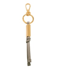 COCCINELLE ESSENTIAL Portachiavi in pelle e metallo warm taupe - Portachiavi - 3