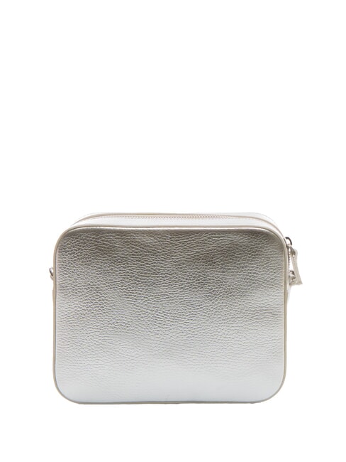 TEBE Borsa piccola pelle martellata SILVER - Borse Donna