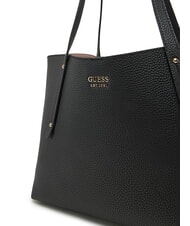 GUESS BRENTON Borsa a spalla NERO - Borse Donna - 4