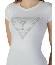 GUESS SS TRIANGLE OMBRE R3  T-shirt a maniche corte purwhite - T-shirt e Top Donna - 3