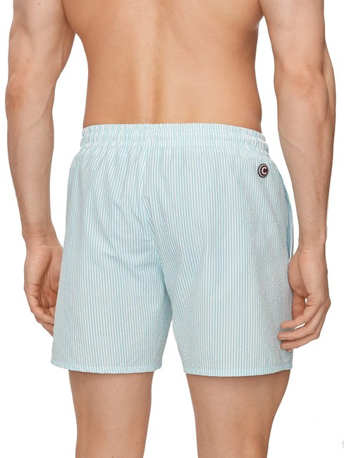 WIRE Bermuda hawaiian-white - Costumi da bagno Uomo