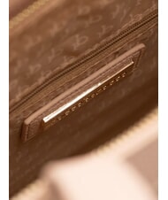 ROCCOBAROCCO GRACE Borsa a spalla con borchiette beige - Borse Donna - 4