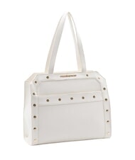 ROCCOBAROCCO GRACE Borsa a spalla con borchiette bianco - Borse Donna - 2