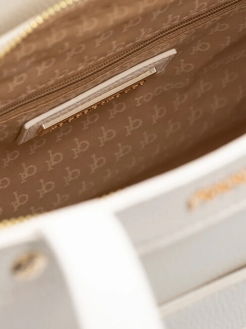 GRACE Borsa a spalla con borchiette bianco - Borse Donna